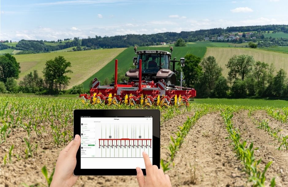Εύκολη διαμόρφωση με τον ψηφιακό Row Crop Assist για τους καλλιεργητές Pöttinger