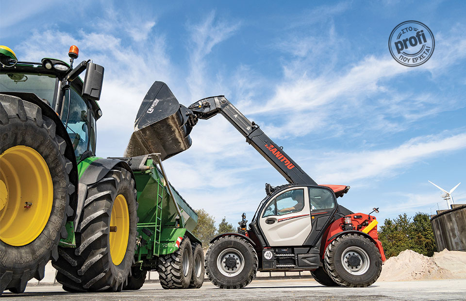 Σηκώνει και βουνά ο φορτωτής Manitou MLT 850-145 V+